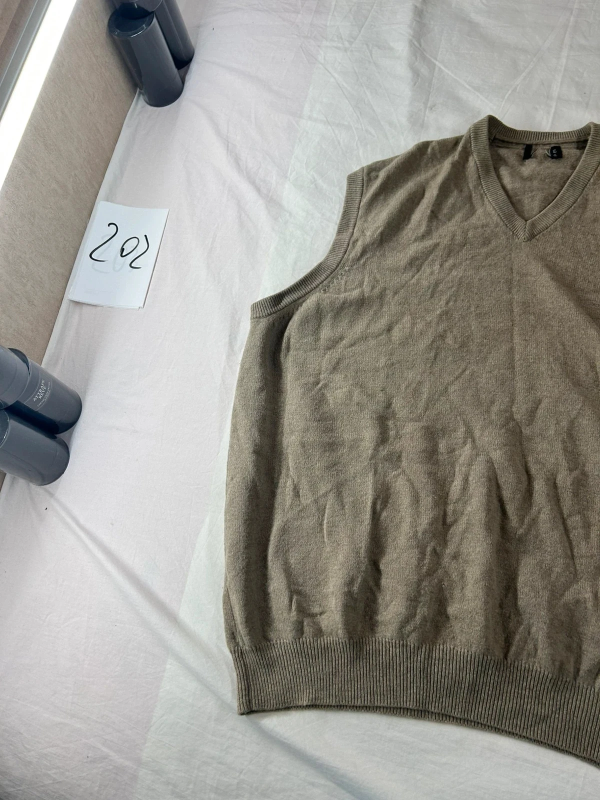 Beige wol gilet veston – photo 3